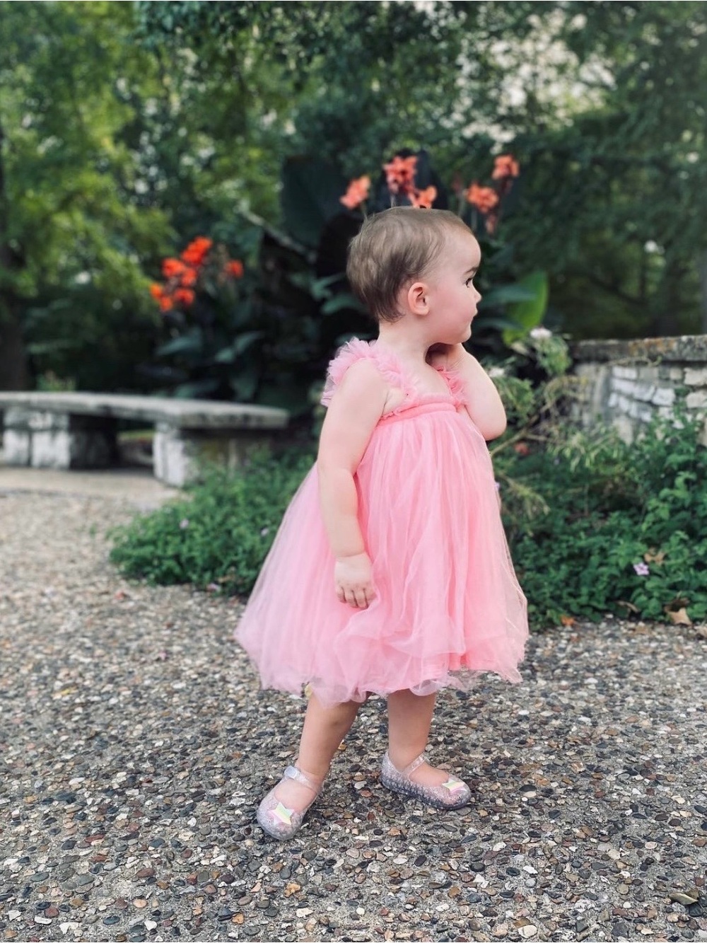 Pink Tulle Toddler Girl Dress